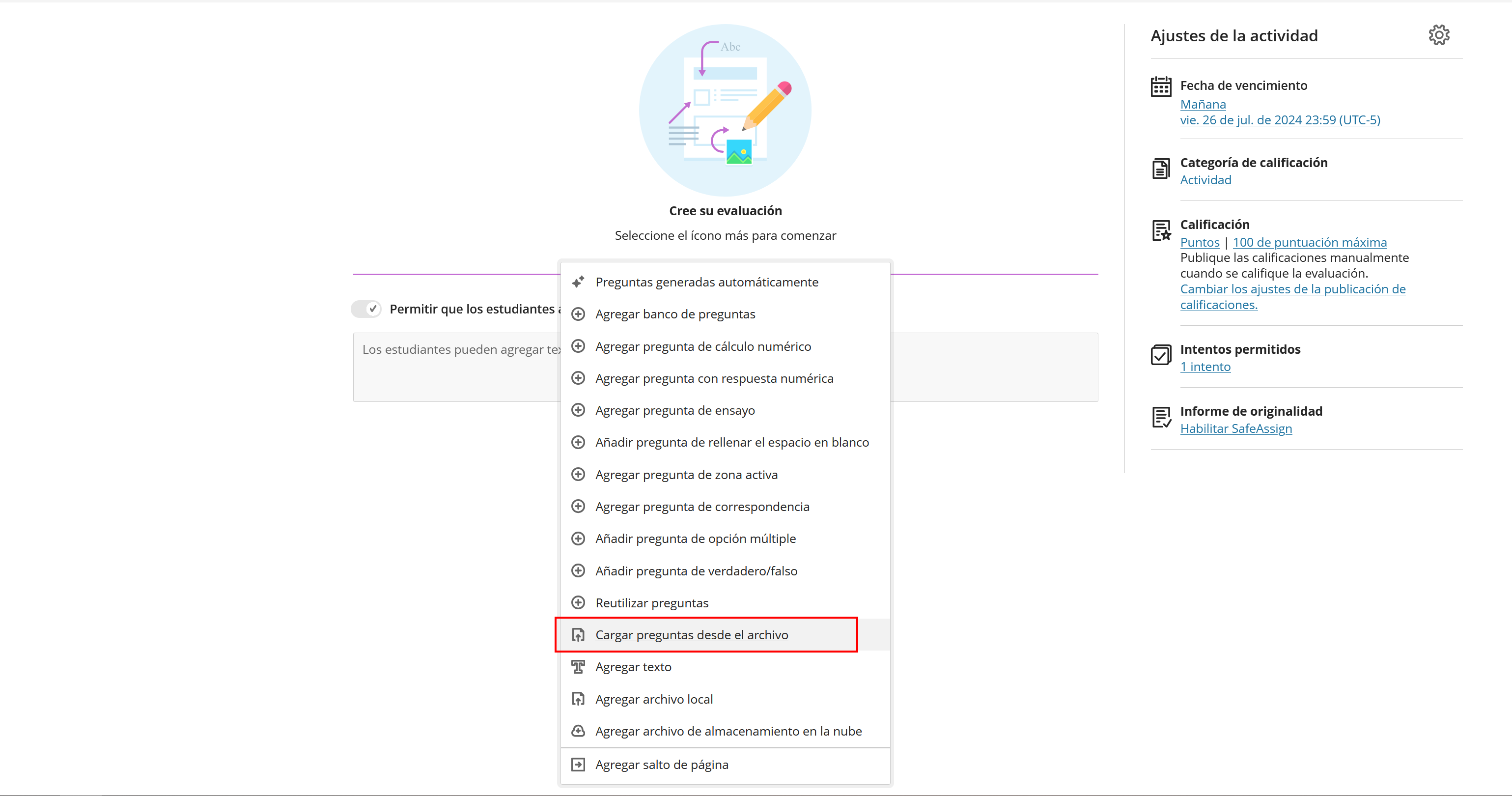 Loading sample questions